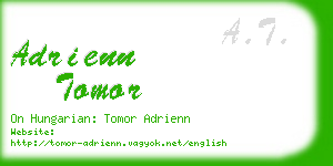 adrienn tomor business card